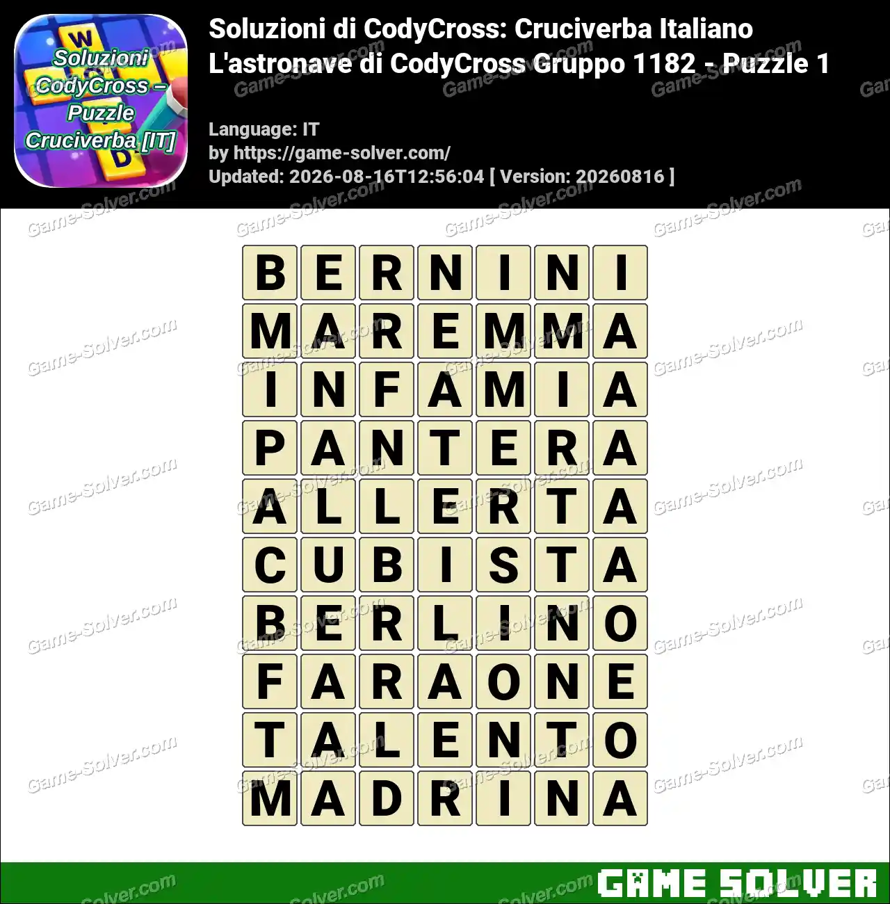 Soluzioni di CodyCross: Cruciverba Italiano L’astronave di CodyCross Gruppo 1182 – Puzzle 1